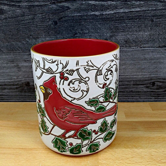 Cardinal Canister Home Décor 5.5" Decorative Jar by Blue Sky Clayworks