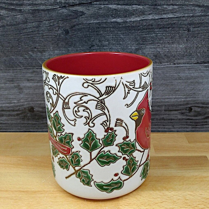 Cardinal Canister Home Décor 5.5" Decorative Jar by Blue Sky Clayworks