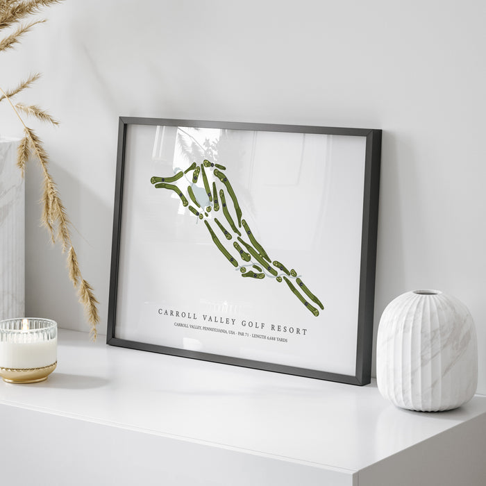 Carroll Valley Golf Resort | Golf Course Map | On Table