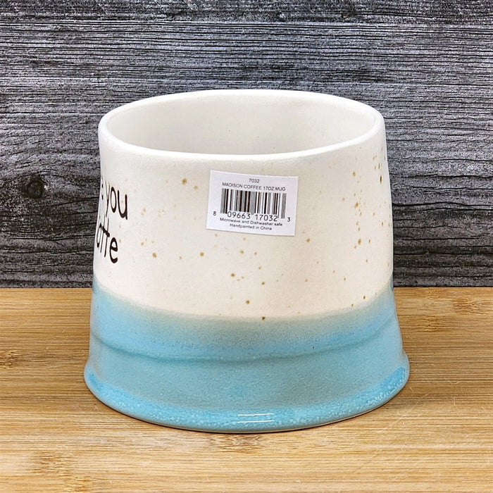Ceramic Mug I Like You A Latte Coffee Lover Cup Ceramic White by Blue Sky 17oz