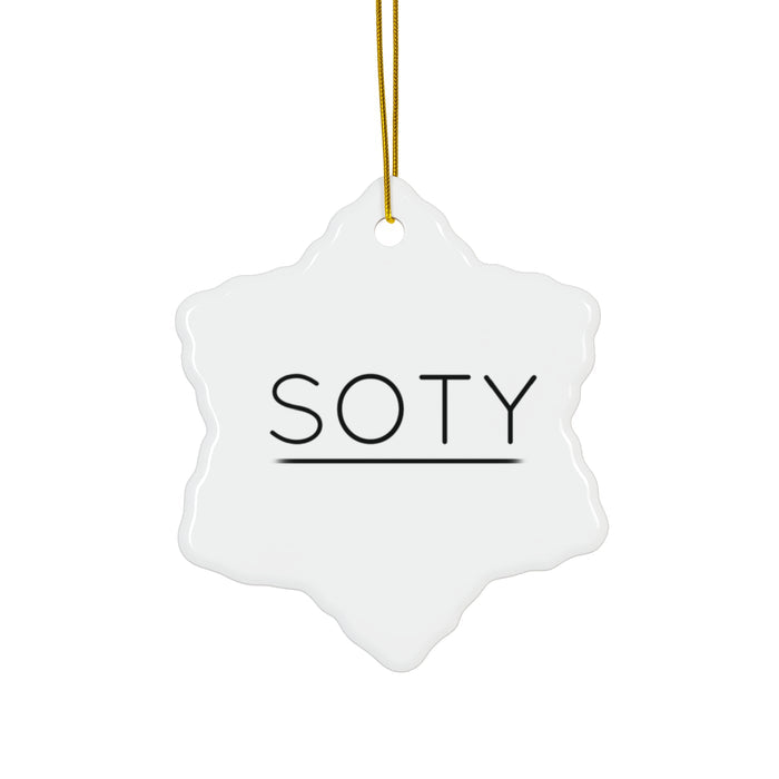 Ceramic Ornament, 4 Shapes