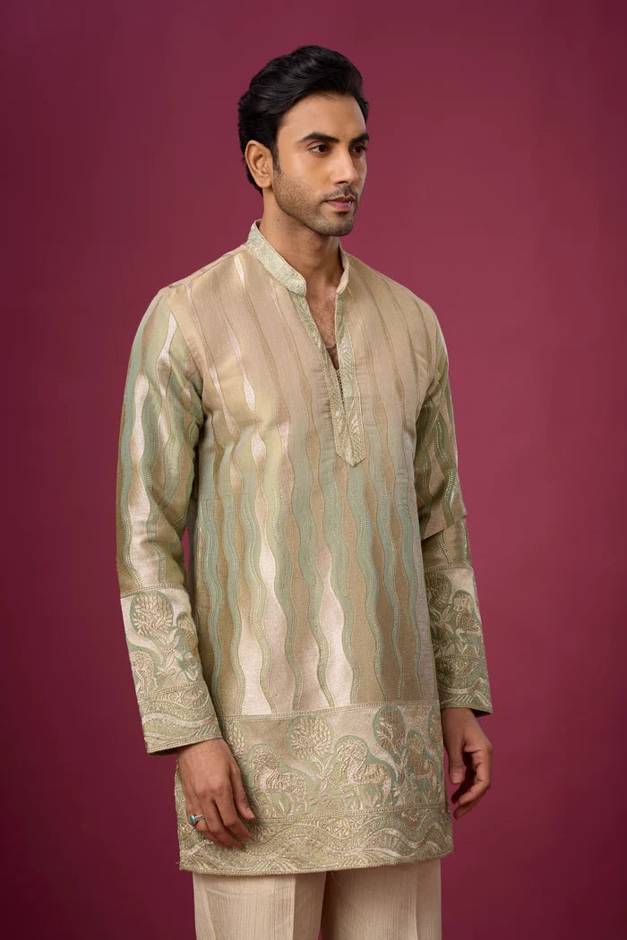 Buy Woven Heritage Kurta Set for Men Online India Under 15000 | Mahavir NX