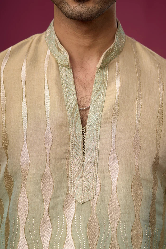Premium Woven Heritage Kurta Set – Festive & Celebration Wear | Mahavir NX