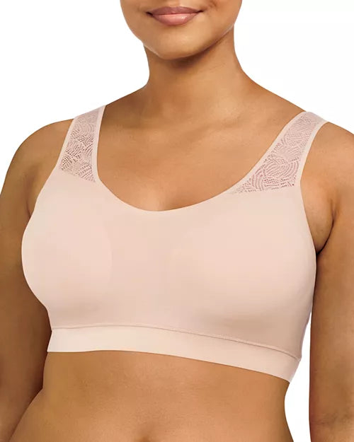 CHANTELLE Soft Stretch Padded Lace V-Back Bralette (#C11G1)