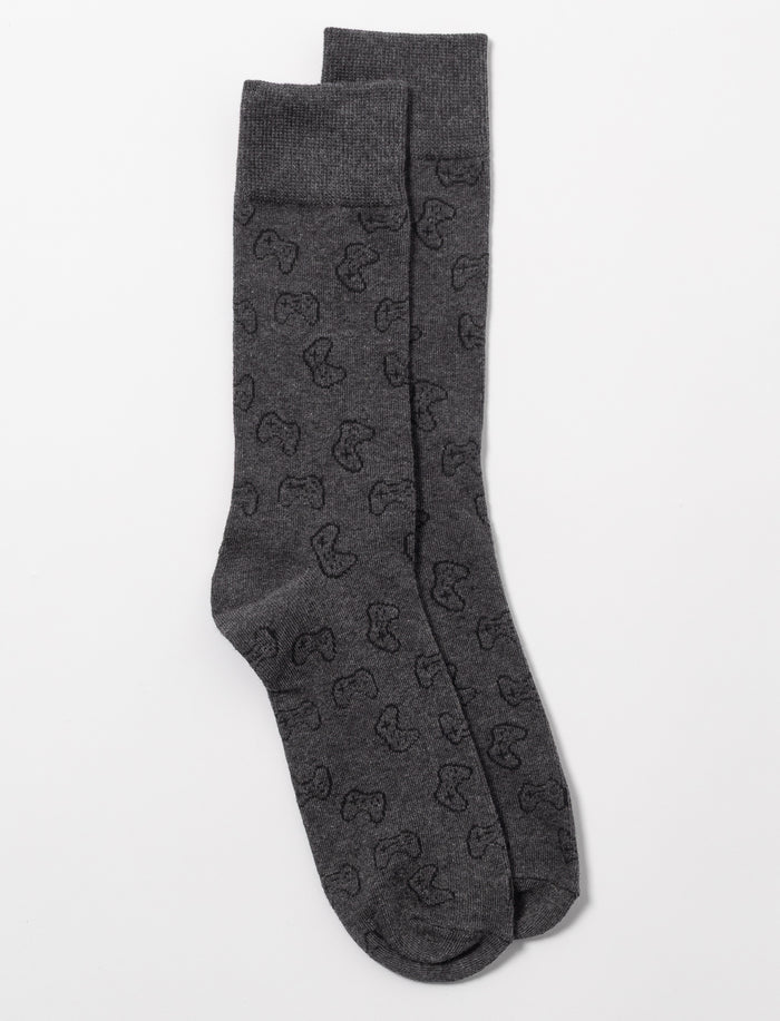 Chaussettes en tricot imprimées pour homme
