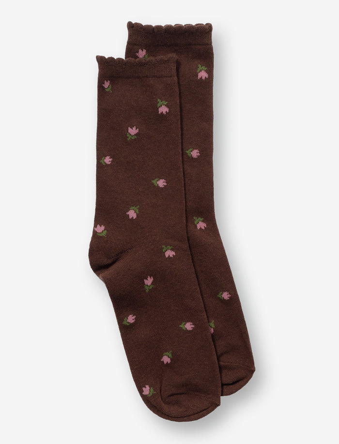 Chaussettes fleuries
