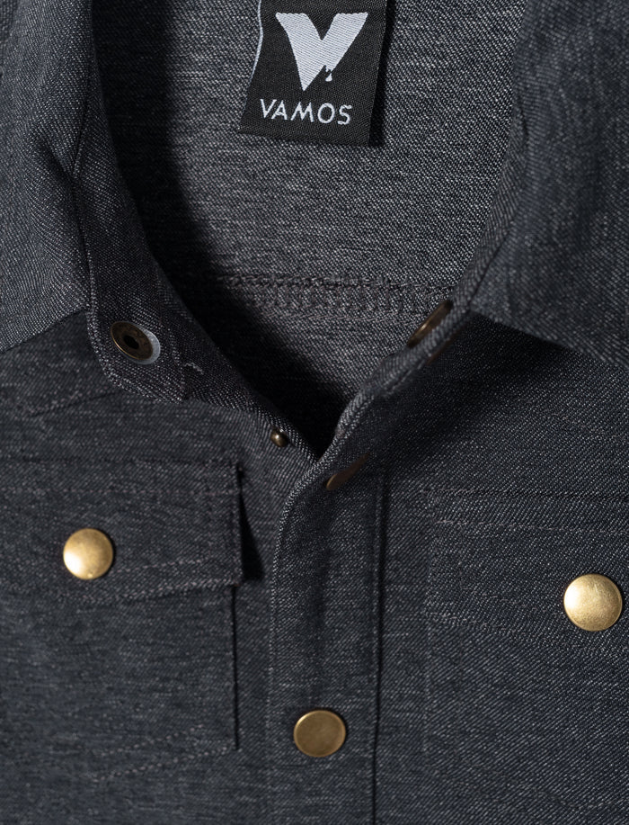 Chemise en denim unie pour bébé garçon