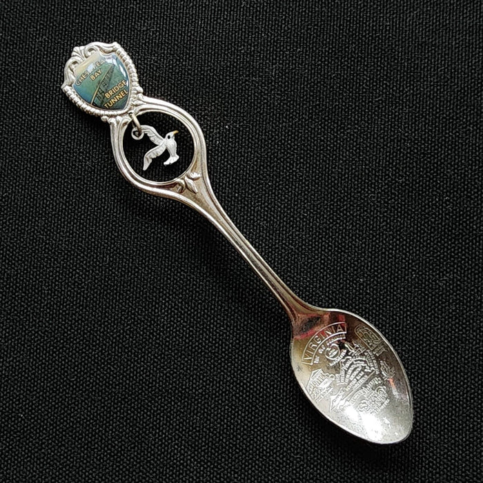 Chesapeake Bay Bridge Collector Souvenir Spoon 4.5" (11cm) with Dove Dangler