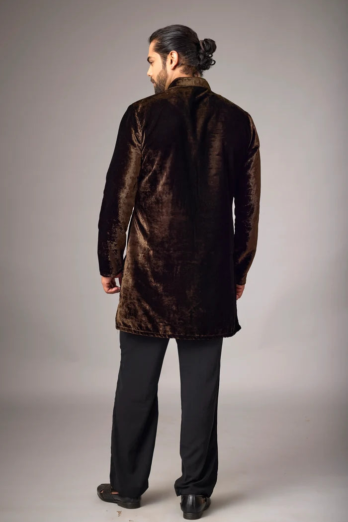 Buy Velvet Look Kurta Set for Men Online India | Mahavir NX