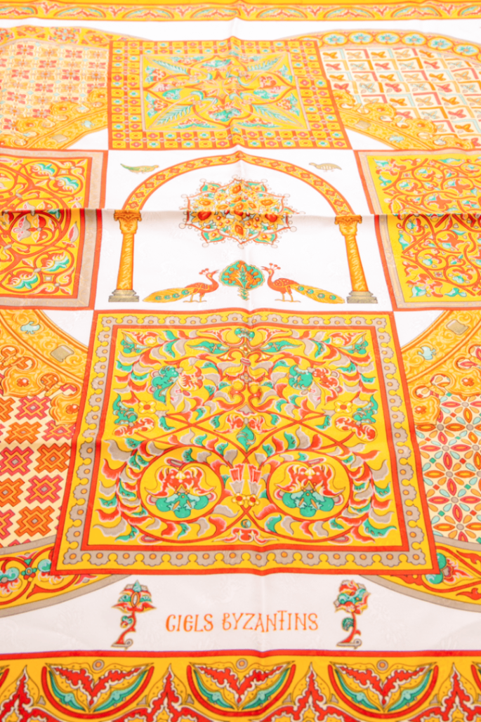 Ciels Byzantins Silk Scarf