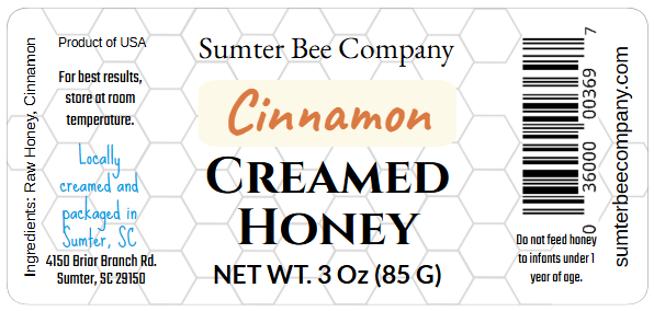 Cinnamon Creamed Honey