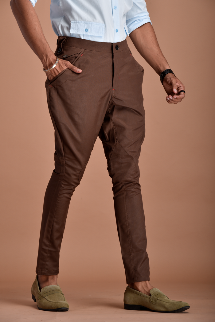 Classic and Stylish Cocoa Brown Jodhpuri Breeches