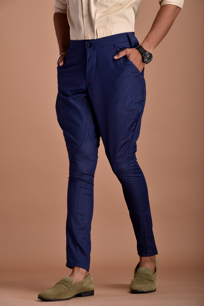 Classic and Stylish Navy Blue Jodhpuri Breeches