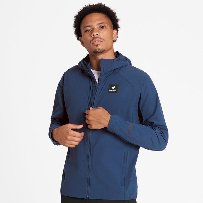 Saysky Clean Pace Flex Hooded Jacket Blue 210 SM10001