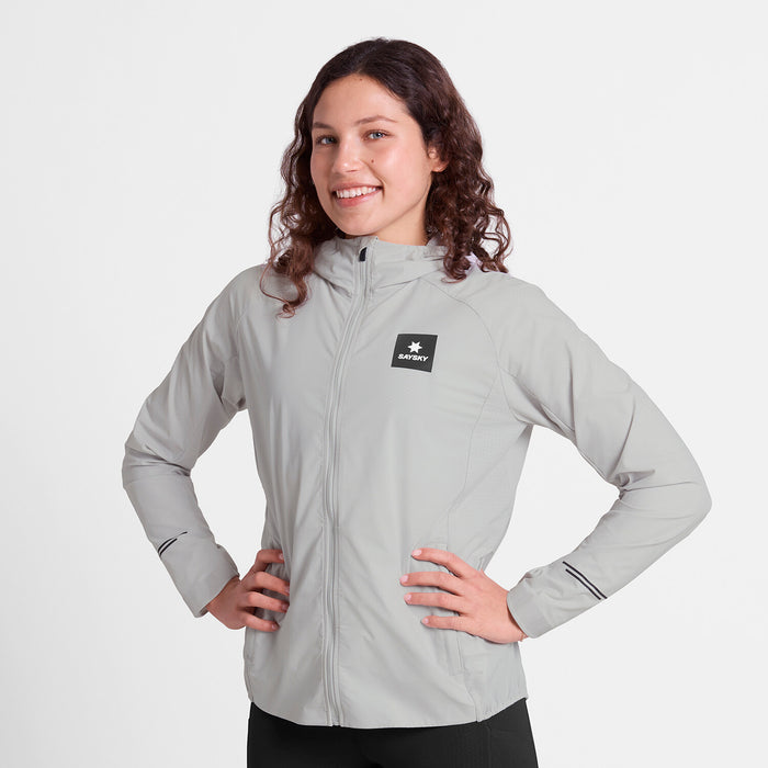 Saysky Clean Pace Flex Hooded Jacket Grey 610 SW10001