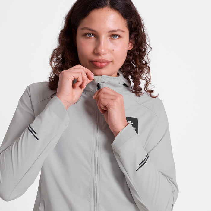 Saysky Clean Pace Flex Hooded Jacket Grey 610 SW10001