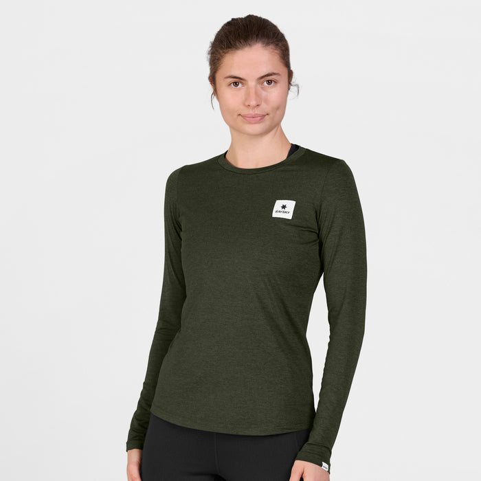 Saysky Clean Pace Long Sleeve Green 3001 SW20003