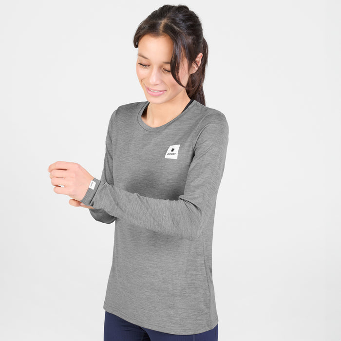 Saysky Clean Pace Long Sleeve Grey 6004 XWRLS20C6004