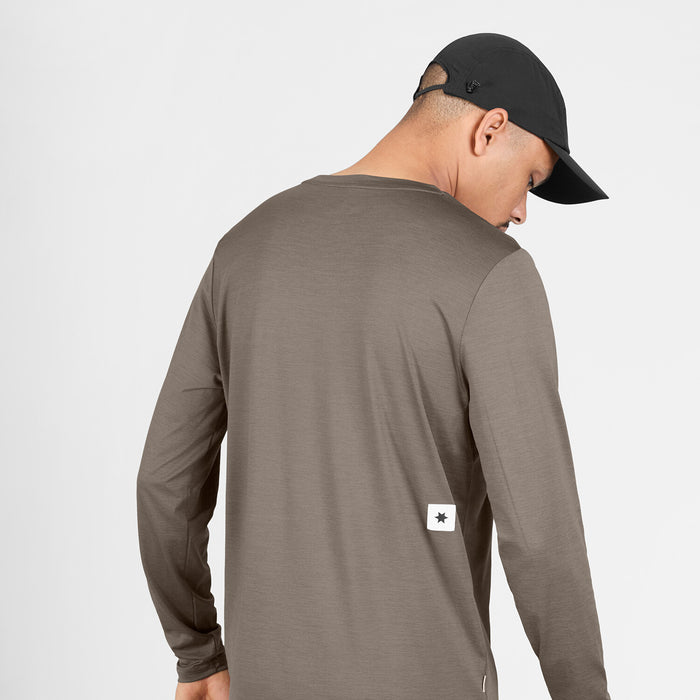 Saysky Clean Pace Long Sleeve Taupe 8005 SM20004