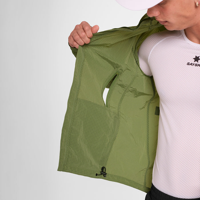 Saysky Clean Pace Shield Jacket Green 313 OMRJA30C313