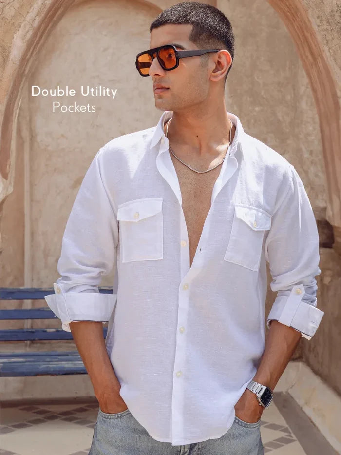 Cliffside Linen Casual Shirt