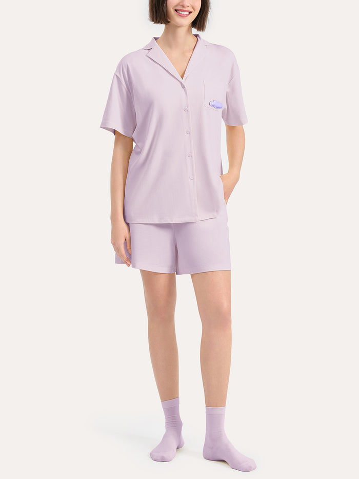 Cloud Cotton Short Sleeve Pajama Set