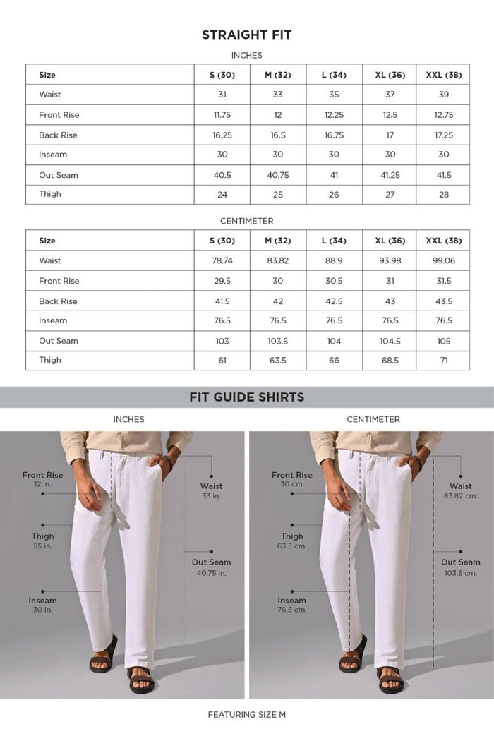 Coast White Relaxed Fit Linen Pants