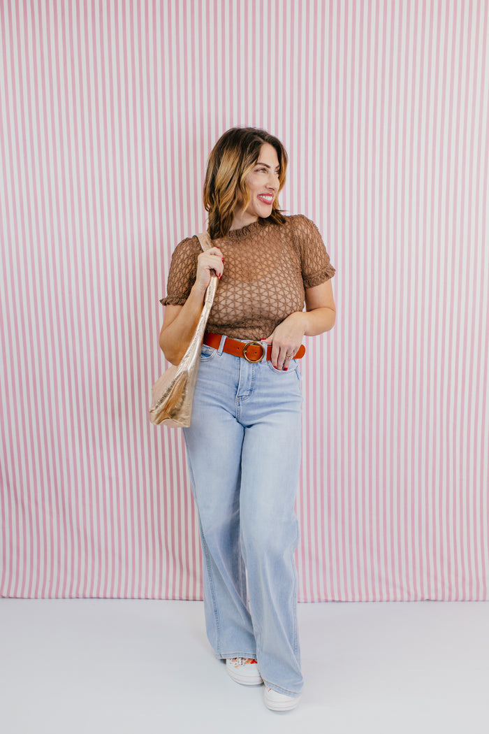 Cocoa Crochet Top