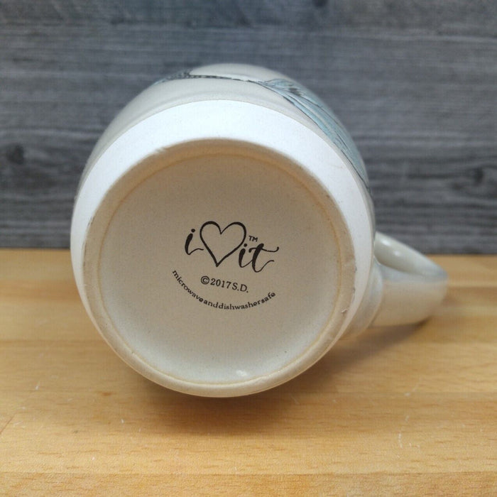 Coffee Mug with Mermaid 18oz (532ml) Tall Ceramic Tea Cup Sea Life By Blue Sky