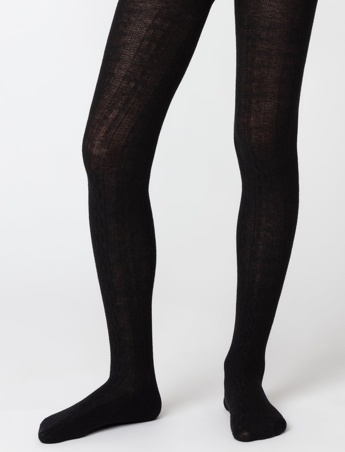 Collant texturé opaque