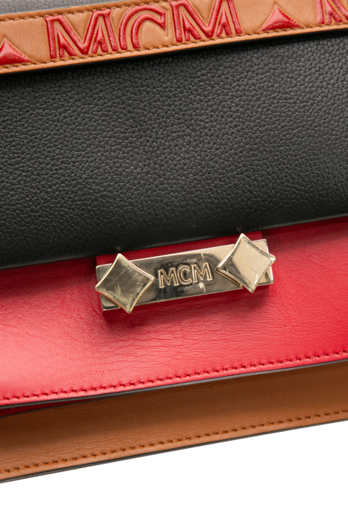 MCM - Multicol Leather Colorblock Crossbody Bag