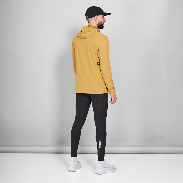 Saysky Combat Half Zip Fleece Hoodie Yellow 414 NMRHO30C414