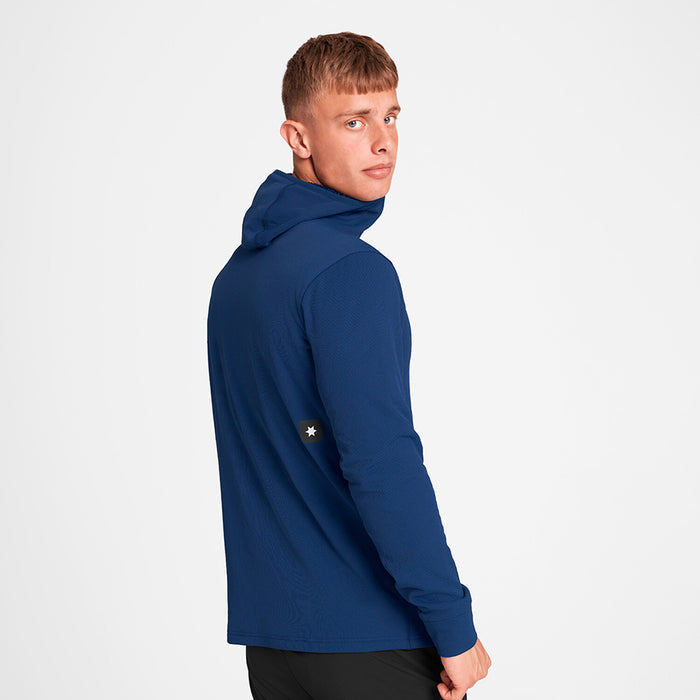 Saysky Combat Half Zip Fleece Hoodie Blue 219 SM35001