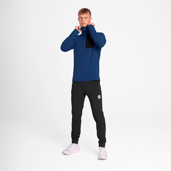 Saysky Combat Half Zip Fleece Hoodie Blue 219 SM35001