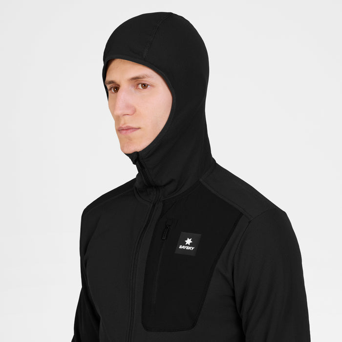Saysky Combat Half Zip Fleece Hoodie Black 901 SM35001