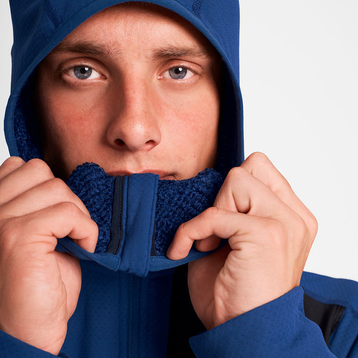 Saysky Combat Half Zip Fleece Hoodie Blue 219 SM35001