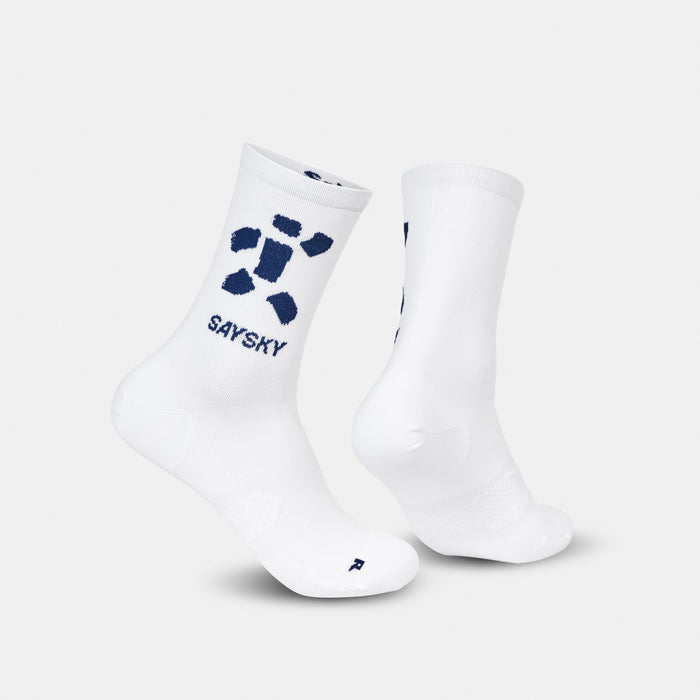 Saysky Combat High Socks White 101 SA80022