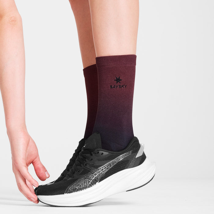 Saysky Combat High Socks Red Fade 1036 OUASO201C1036