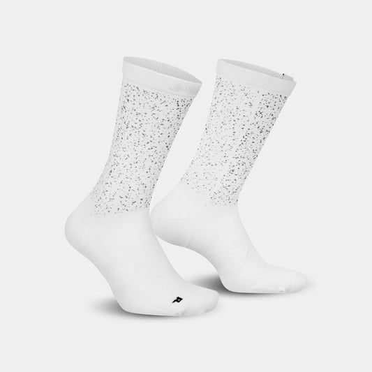 Saysky Combat Reflective High Socks White 101 SA80006