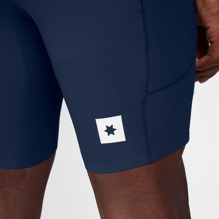 Saysky Combat+ Rib Short Tights 8'' Blue 201 SM55002