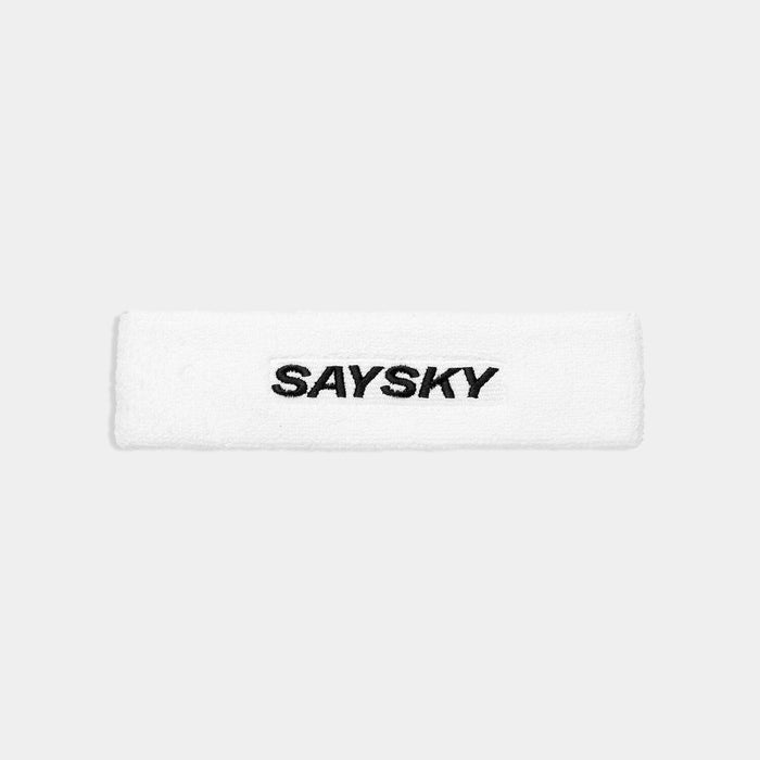 Saysky Combat Sweatband White 101 SA90006