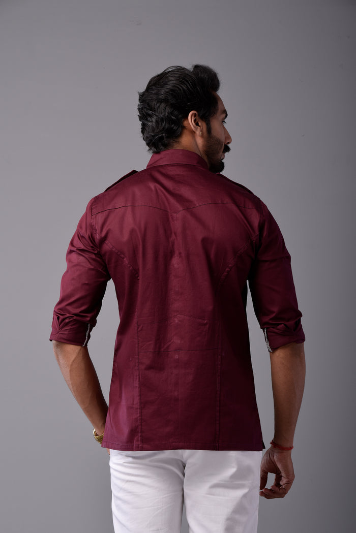 Comfy Wine Hunting Style Shirt