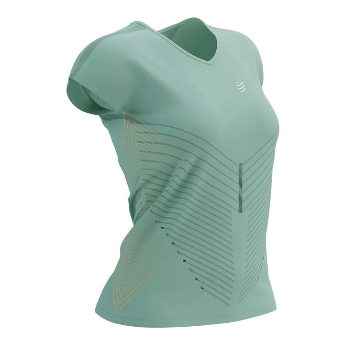 COMPRESSPORT PERFORMANCE SS TSHIRT MUJER VERDE