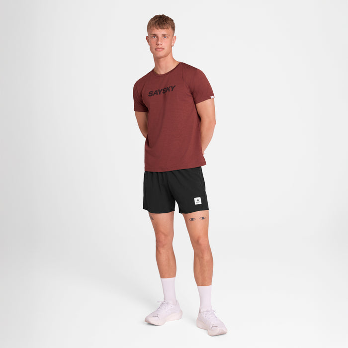 Saysky Cop Run Pace T-Shirt Red 5008 ZM25009