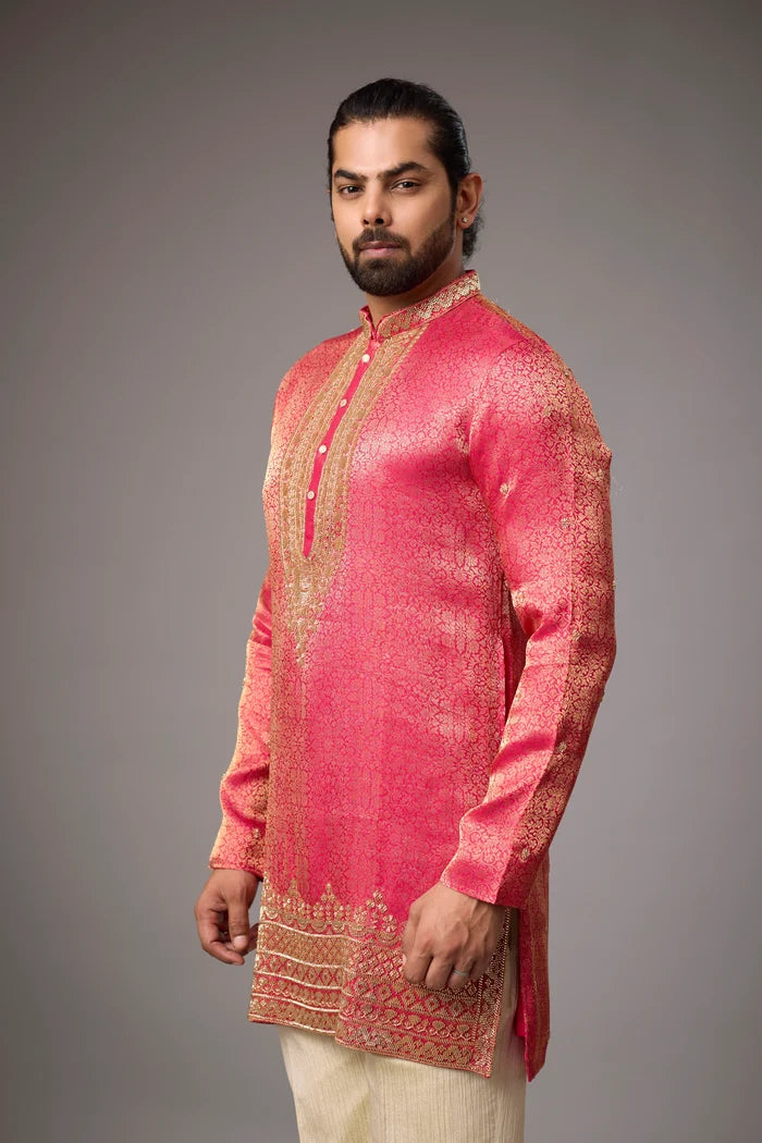 Buy Festive Brocade Kurta Set for Men Online India 2026 | Mahavir NX