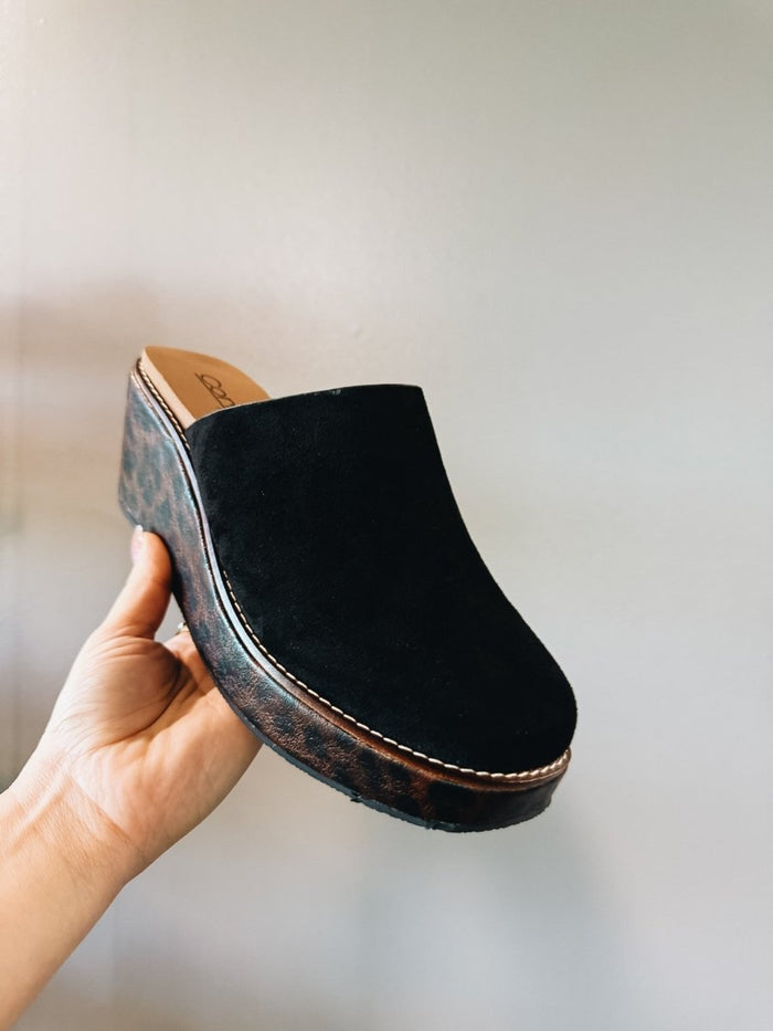 Corky's Black Maybe Later Sandals - Macoma Boutique304 Sandals