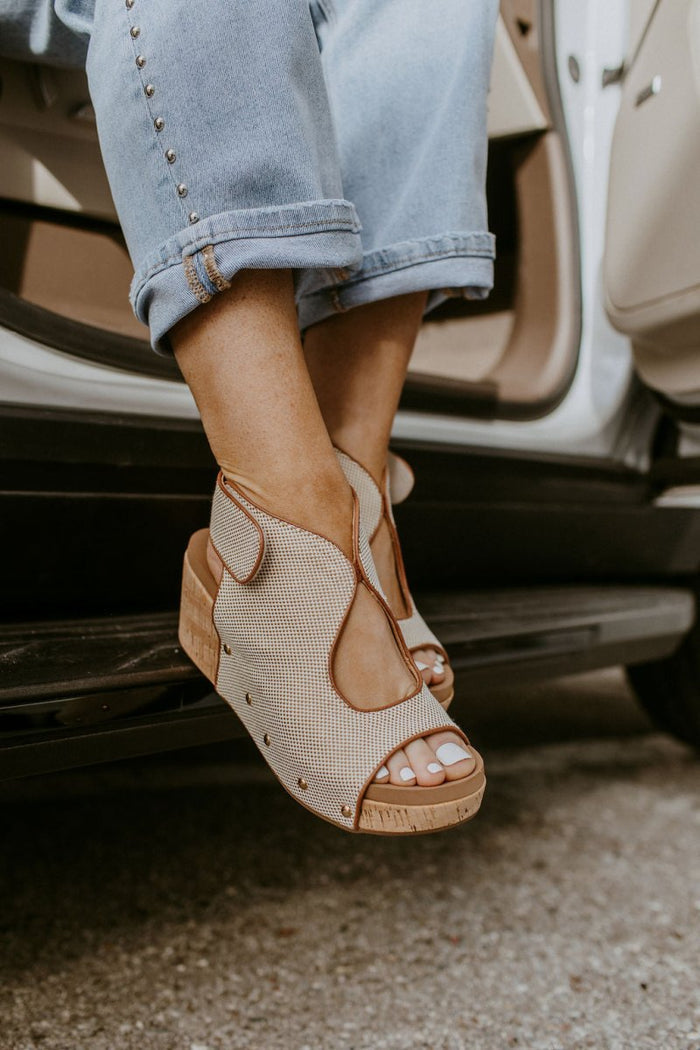 Corky's Bourbon Combo Frisky Wedges - Macoma Boutique302 Wedges & Heels