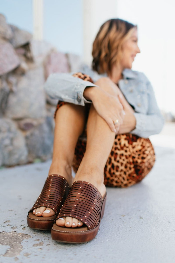 Corky's Bourbon Much Better Sandals - Macoma Boutique302 Wedges & Heels