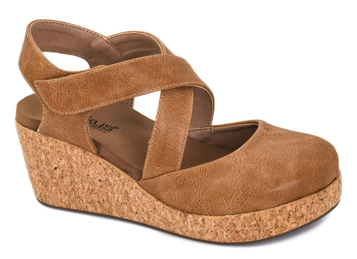 Corky's Cognac What's The Rush Wedges - Macoma Boutique302 Wedges & Heels