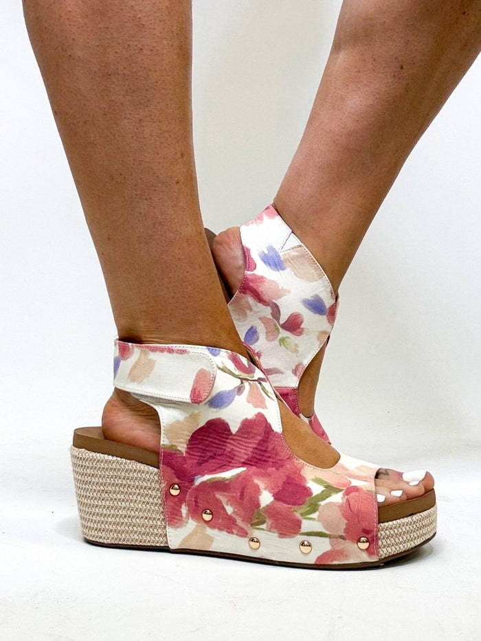 Corky's Floral Frisky Wedges - Macoma Boutique302 Wedges & Heels